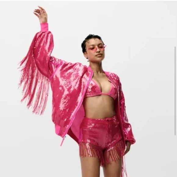 Jacket Beyonce Collection Adidas NEW Adidas X Beyoncé Ivy Park Red